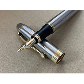 Rhapsody Ink Pens Jinhao x450 0.5mm Medium Nib Stainless Steel Fountain Pen