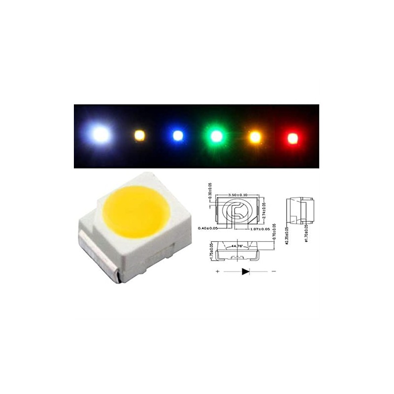 Lumonic 20x Super Bright LEDs Type SMD 3528 PLCC2 -