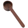 2Pcs Walnut Coffee Bean Measuring Spoon Food Grade Salt Spoon
