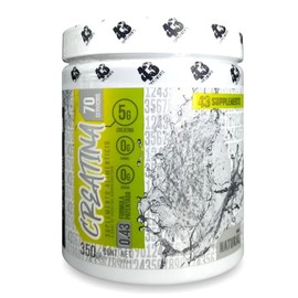 43 SUPPLEMENTS  CREATINA 350G  SABOR NATURAL  Creatina monohidratada de alta pureza  70 servicios por envase.                                         