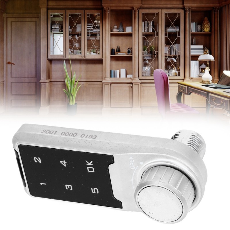 Electronic Cabinet Lock Smart Touch Screen Drawer Password Keypad Lock
