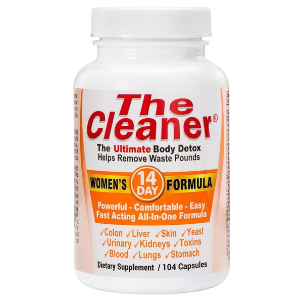 Century System's The Cleaner Women's Formula 14 Day Ultimate Body Detox 104 Caps