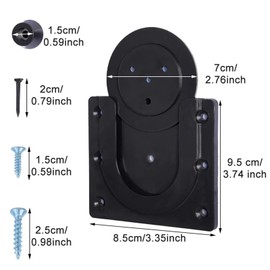 RZJZGZ Dartboard Bracket for Hanging Dartboards, Professional dart holder for Hanging Dartboards, Includes Screws and Stabilisers Dart Board Hanging Kit, Dartboard Holder, Wall Mount Bracket