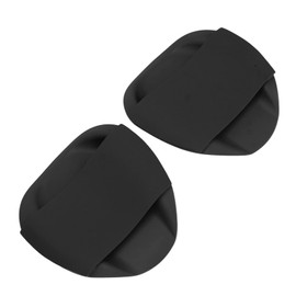 RiToEasysports Paleta de Entrenamiento de Natación, Paleta de Mano de Entrenamiento de Natación de Forma Ergonómica de Silicona PP Negra para Paleta de Mano de Entrenamiento de Natación de (S)