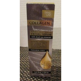 Dead Sea Minerals Collagen Anti-Wrinkle Facial Serum Paraben Free 1.0 fl oz NEW