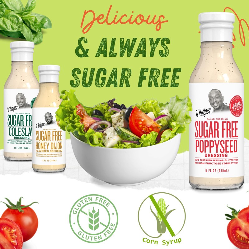 G Hughes Sugar Free Poppyseed Dressing - Gluten Free Poppy
