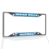 Metal Insert License Plate Frame Indian Wells California Weatherproof Car