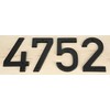 Hillman 844634, 6-Inch Bronze House Number 4, Old World
