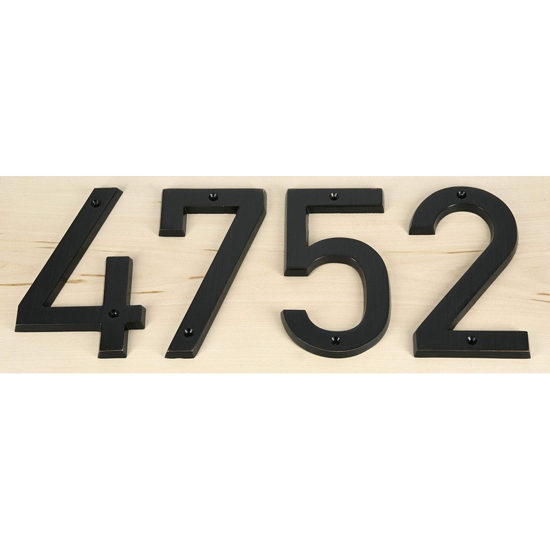 Hillman 844634, 6-Inch Bronze House Number 4, Old World