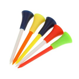 110PCS Plastic & Rubber Cushion Top Golf Tees 83mm Fast Dispatch
