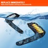 WenQi For 2016-2018 Hyundai Elantra LED DRL Turn Signal Night