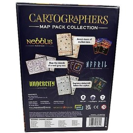 Thunderworks Games: Cartographers Map Pack Collection – El Juego de mapas de expansión Contiene Nebblis, Affril y Undercity, de 10 a 75 Jugadores, de 30 a 45 Minutos