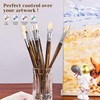 Fuumuui 11PCS Professional Oil Paint Brush Set - Superior Hog