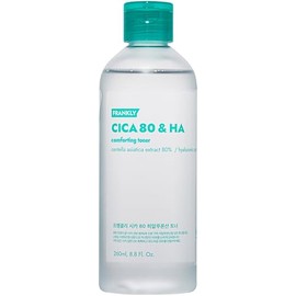 FRANKLY(フランクリー) 化粧水 CICA 80% ヒアルロントナー 260mL 無香料 アルコールフリー うるおい 保湿 ヒアルロン酸 CICA 鎮静 肌トラブルケア ダメージ補修 水分 弾力 引き締め 乾燥 皮むけ 美肌 ハリ ツヤ肌 韓国コスメ