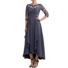 GDJDIFK Mother of The Bride Dresses Lace Applique - 3/4