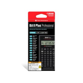 Texas Instruments BA II Plus Professional Financial Calculator