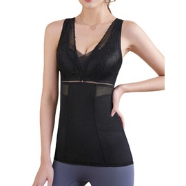 Ranmy Stage Women's Shapewear Body Shaper, Compression Inner Shaper, Tummy Tightening, Update Your Style Just By Wearing, Compression Tank Top, Waist Shape, Wireless, Neck Correction, Bust