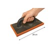 4 x Orange Rubber Coarse Sponge Float 280 x 140