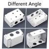4 x White Blind Brackets for Blinds Headrail Brackets for