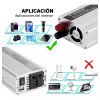 Kmow Convertidor De Corriente Para Automóvil 2000w 12v A 110v