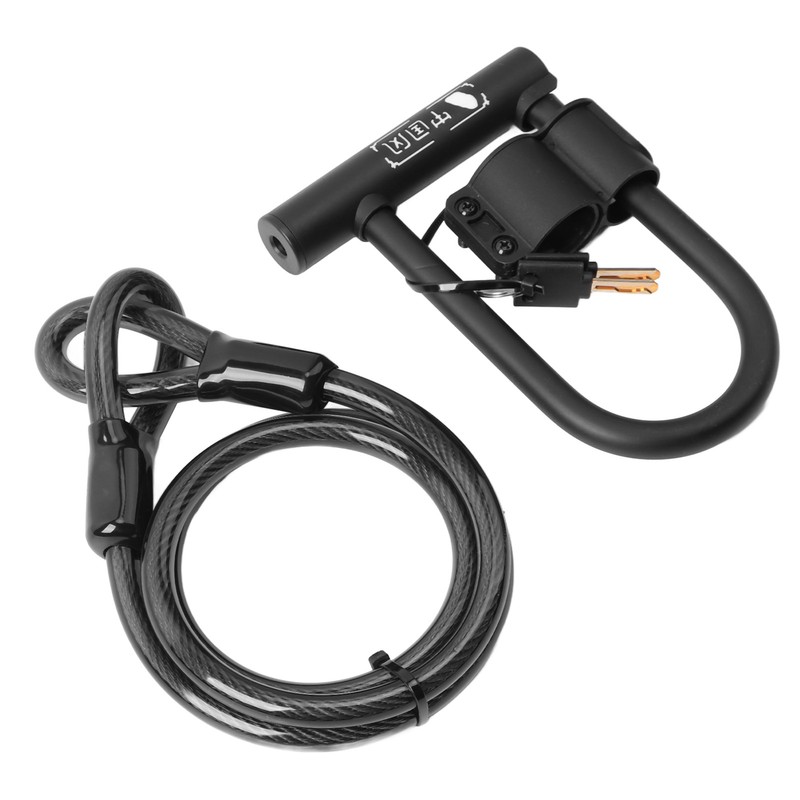 Bike U Lock Waterproof Rustproof Bike Heavy Duty High Security