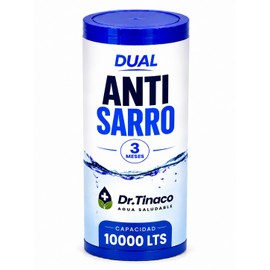 Sistema Dual Antisarro Dr. Tinaco | para Depósitos y Cisternas de 5000L a 10000L | Previene Incrustaciones de Sarro | Protección hasta 3 Meses