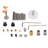 Double Pulley Extruder Kit Double Concave Gear Design Stable Feed