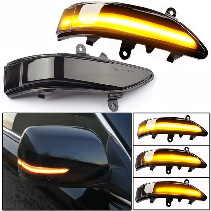 Hacreyatu Dynamic LED Side Mirror Sequential Turn Signal Light Indicator