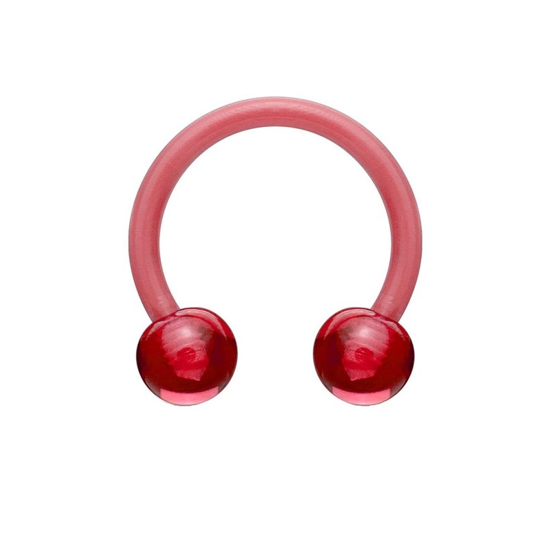 beyoutifulthings Horseshoe Piercing Acrylic Universal Piercing Nipple Nose Septum Ear