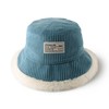CHOK.LIDS Reversible Fur Bucket Hat Elegant Fuzzy Bucket Hat Corduroy
