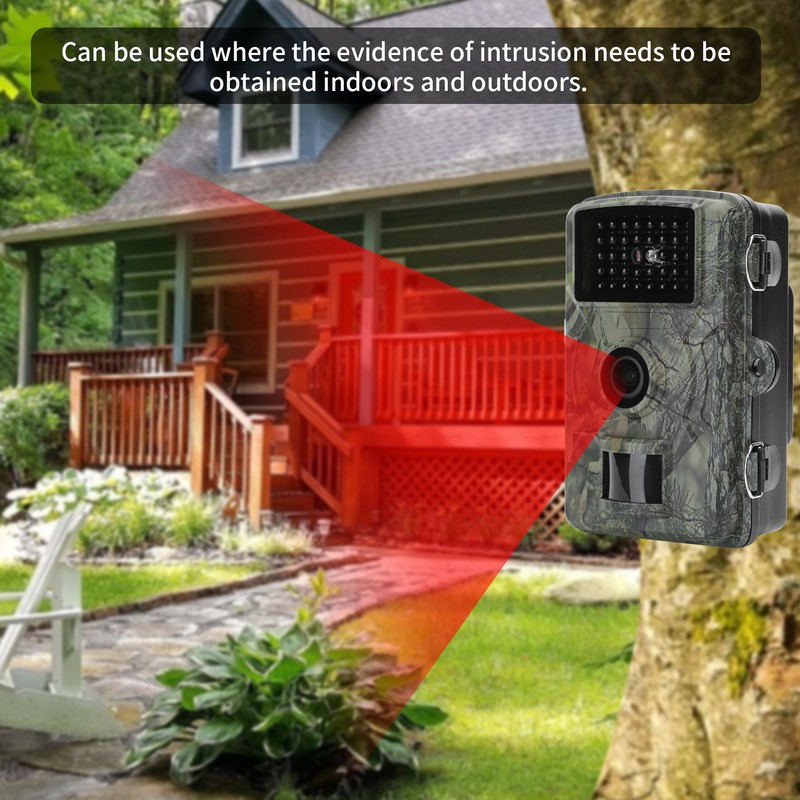 12MP Hunting Camera Trail Tracking Thermal Imager 1080P IP66 Night