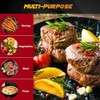 BBQ Grill Mat Set of 6+1, Reusable Non-Stick BBQ Mat,