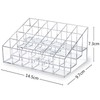 MOSIKER Lipstick Storage Box, 24 Lips, Clear, Cosmetics Storage, Acrylic