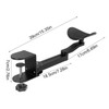 Desk Arm Support Extension - Elbow Rest Holder - Clamp-On
