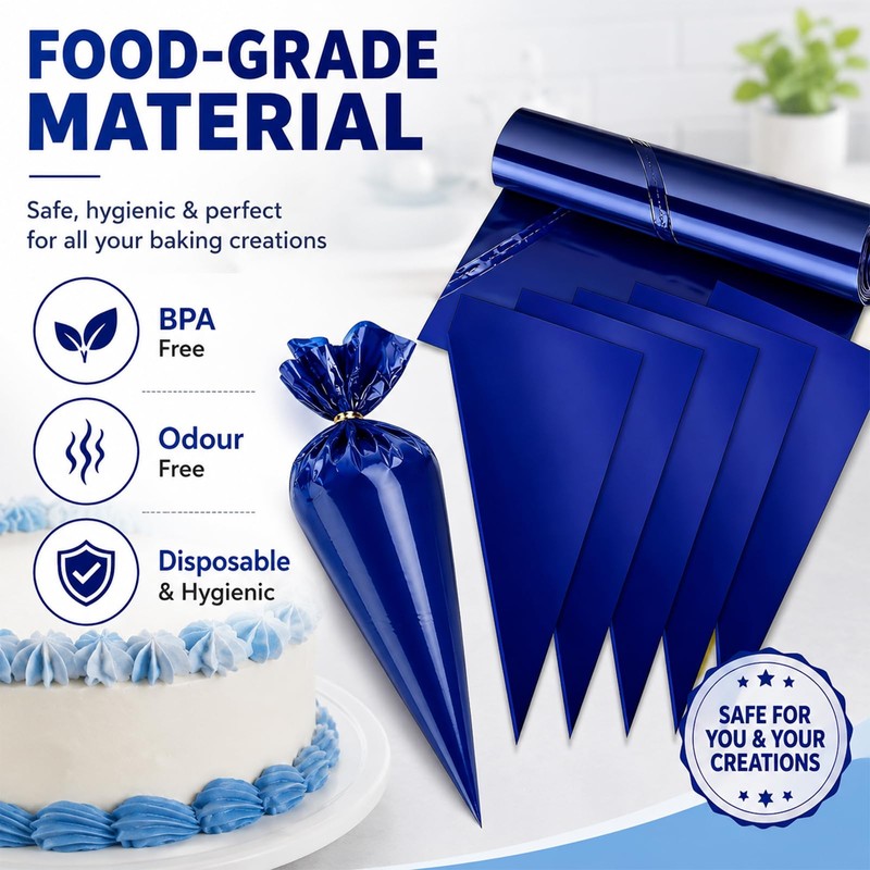 YANJINGSHE Piping Bags 30 Pack 21 Inch Disposable Icing Bags