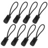 XSAJU Zipper Tabs 8 Pcs Zipper Pull Zipper Back Fastener