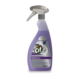 Cif Professional 2-in-1 Desinfektionsreiniger, parfümfrei für Reinigung und Desinfektion in einem Schritt nach, 0,75 L