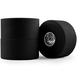 (3 Pack) Black Athletic Tape - 45ft Per Roll - No Sticky Residue & Easy to Tear - for Sports Athletes & Crossfit Trainers as First Aid Injury Wrap: Fingers Ankles Wrist - 1.5 Inch x 15 Yards per Roll
