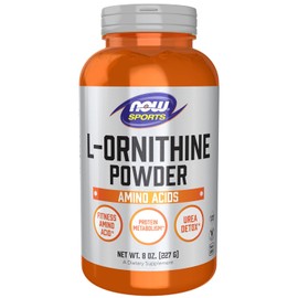 NOW Sports L- Ornithine Powder, 8-Ounce