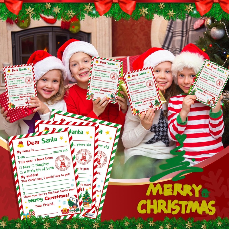 Letter to Santa Kit, Letters from Santa, Christmas Writing Set