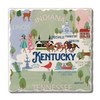 Thirstystone Kentucky Attractions 4 Pack Tumbled Tile Stone Coasters with