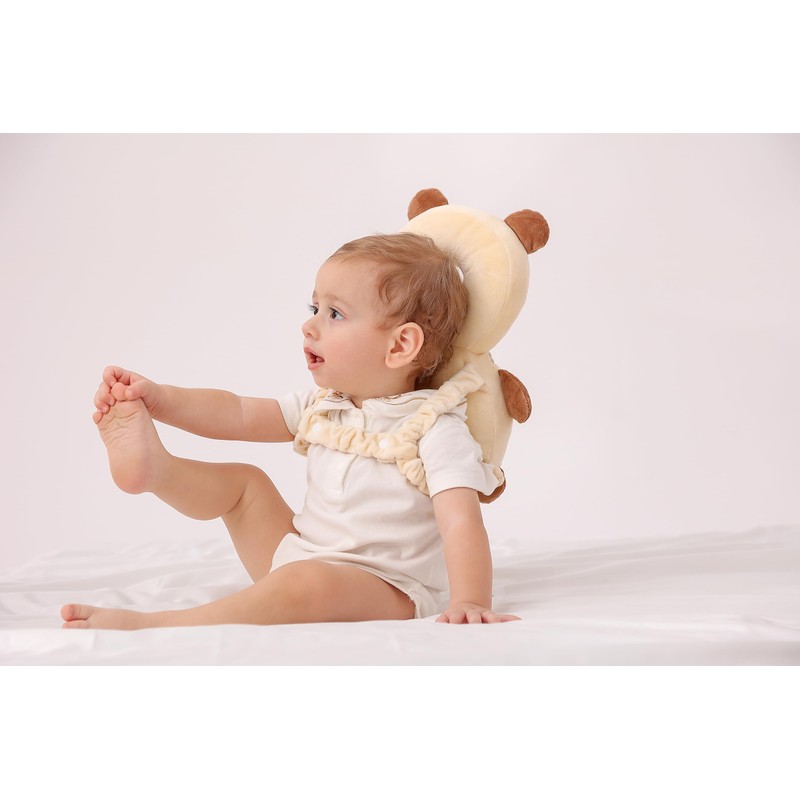 Feidoog Baby Head Protector Cushion Backpack with 3 Baby Knee