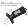 SAFELIFE Digital Tire Tread Depth Gauge, 3 Modes-Fractional Inch, Decimal