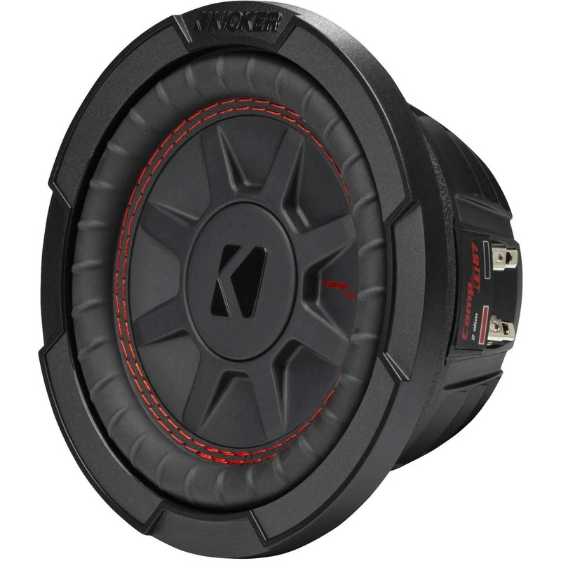 Kicker 48CWRT672 CompRT 6.75" Subwoofer, DVC, 2-ohm - Includes Speaker