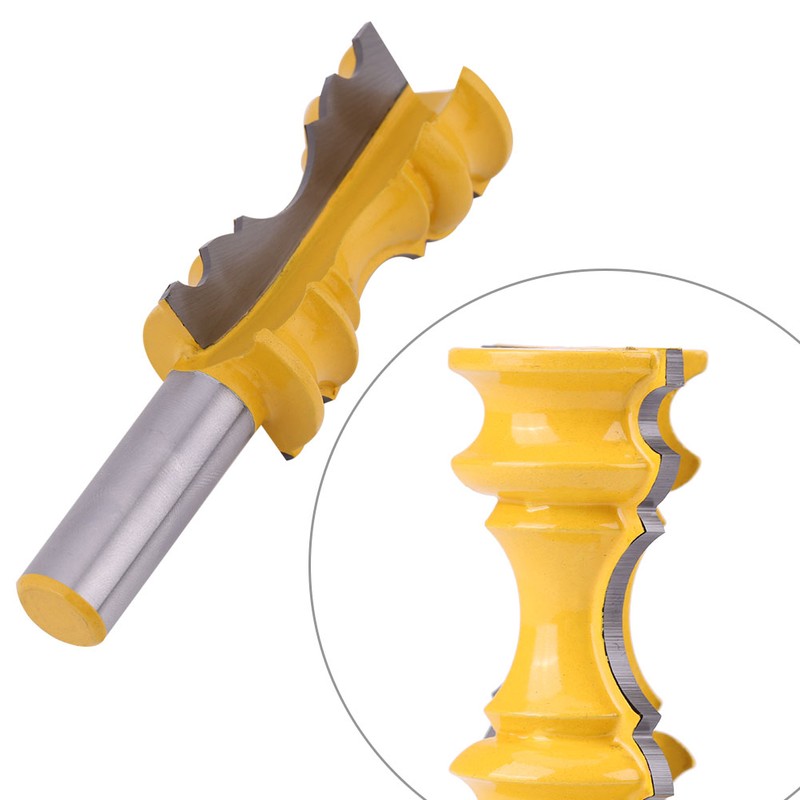 1/2" Shank Large Elaborate Chair Rail Molding Router Bit For