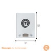 MasterChef Digital Kitchen Scales, Scales for Cooking and Baking, Small