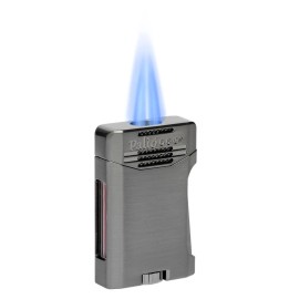 Palio Pro Antares Double Jet Torch Cigar Lighter Gunmetal NEW NIB