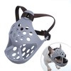Dog Muzzle for Short Snout Dogs Breathable Holes Prevent Biting