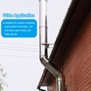 PATIKIL 90 Degree Stove Pipe and 45 Degree Chimney Flue