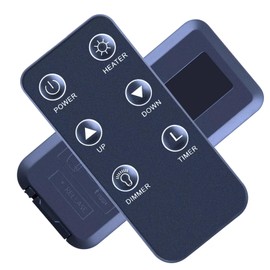 ZWP Replacement Remote Control Compatible for Great World Electric Fireplace Heater GW-6088TBT GW-6078TBT